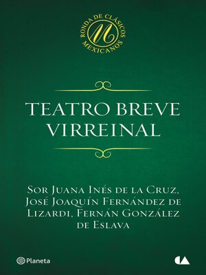 cover image of Teatro breve virreinal